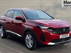 Red Used 2021 Peugeot 3008 Allure Premium SUV | £15,583 (Fair price)