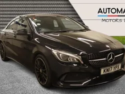 Black Used 2017 Mercedes CLA180 AMG line Sedan | £11,890 (Good price)