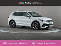 White Used 2021 VW Tiguan R-line SUV | £25,697 (Fair price)