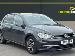 Indium grey metallic Used 2019 VW Golf VII Match Hatchback | £13,300 (Good price)