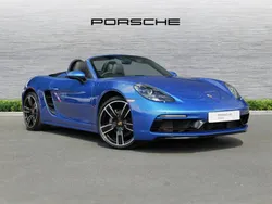 Sapphire blue metallic Used 2017 Porsche 718 Boxster | £39,990