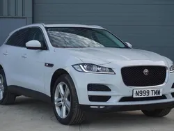 White Used 2017 Jaguar F-Pace Portfolio SUV | £12,495 (Fair price)