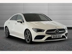 White Used 2021 Mercedes CLA180 AMG Line Premium Plus Sedan | £23,395 (Fair price)