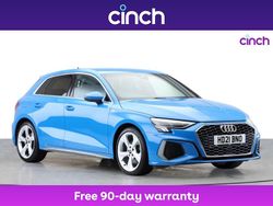 Blue Used 2021 Audi A3 S-Line Hatchback | £17,499 (Fair price)