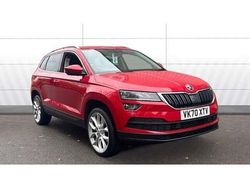 Red Used 2020 Skoda Karoq SE L SUV | £15,987 (Fair price)