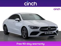 White Used 2022 Mercedes CLA220 AMG line Sedan | £20,499 (Good price)