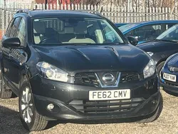 Black Used 2013 Nissan Qashqai +2 Tekna SUV | £6,799 (Fair price)