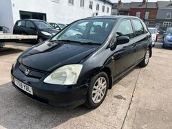 Black Used 2001 Honda Civic Executive Hatchback | £1,045 (Fair price)