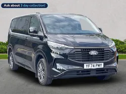 Black Used 2024 Ford Transit Custom Limited Van | £27,900 (Expensive)