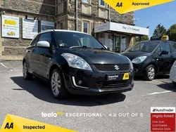 Black/white Used 2014 Suzuki Swift SZ-L Hatchback | £5,850 (A bit pricey)