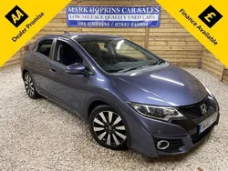 Blue Used 2015 Honda Civic SE Plus Hatchback | £15,000