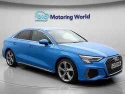 Blue Used 2020 Audi A3 S-Line Sedan | £17,200 (Fair price)