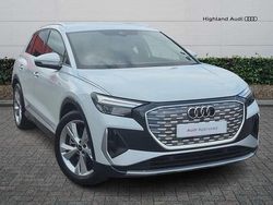 White New 2025 Audi Q4 e-tron S-Line SUV | £40,985