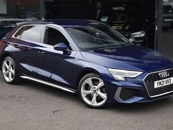 Blue Used 2021 Audi A3 S-Line Hatchback | £17,990 (Fair price)