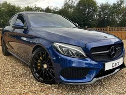 Blue Used 2016 Mercedes C250 AMG Line Premium Plus Sedan | £16,750 (A bit pricey)