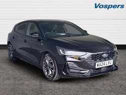 Black Used 2024 Ford Focus ST-Line X Hatchback | £20,795 (Fair price)