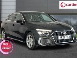 Black Used 2022 Audi A3 Sportback S-Line Hatchback | £21,000