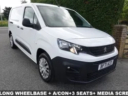 White Used 2021 Peugeot Partner Premium MPV | £14,988 (Expensive)