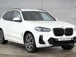 White Used 2024 BMW X3 M Sport SUV | £45,900 (Fair price)