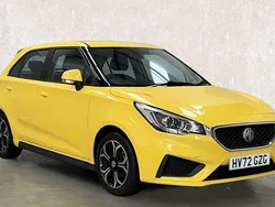 Yellow Used 2022 MG MG3 Excite Hatchback | £9,990 (Fair price)