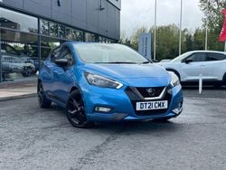 Blue Used 2021 Nissan Micra Hatchback | £10,995 (Fair price)