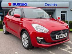 Red Used 2018 Suzuki Swift SZ-T Hatchback | £7,700 (Fair price)