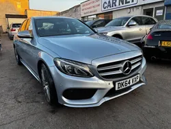 Silver Used 2014 Mercedes C250 AMG line Sedan | £6,395 (Expensive)