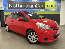 Red Used 2013 Toyota Yaris Hatchback | £5,645 (Good price)