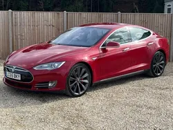 Red Used 2015 Tesla Model S Sedan | £14,400 (Good price)