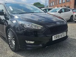 Black Used 2018 Ford Focus ST-Line Hatchback | £5,995 (Fair price)