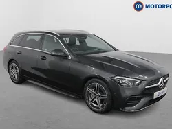 Grey Used 2022 Mercedes C300 AMG line Estate | £26,149 (Good price)