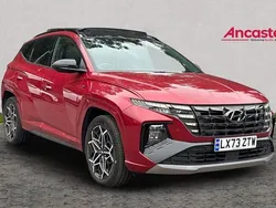Red Used 2023 Hyundai Tucson N Line SUV | £28,499 (Expensive)