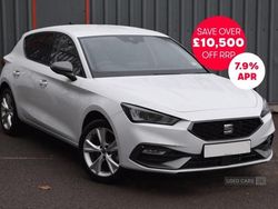 White New 2025 Seat Leon FR Hatchback | £25,995 (Expensive)