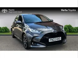 Grey Used 2022 Toyota Yaris Hybrid Design Hatchback | £15,073 (Good price)