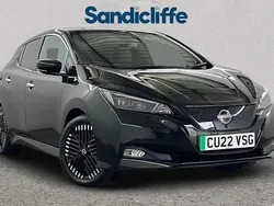 Black Used 2022 Nissan Leaf Tekna Hatchback | £9,625 (Fair price)
