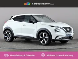 White Used 2021 Nissan Juke Tekna SUV | £14,397 (Fair price)