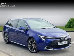 Juniper blue Used 2023 Toyota Corolla Estate | £25,890 (Fair price)