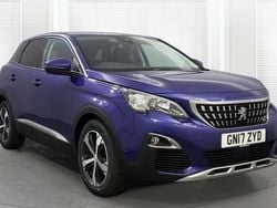 Blue Used 2017 Peugeot 3008 Allure Estate | £8,596 (Fair price)