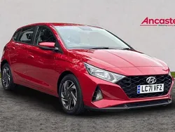 Red Used 2021 Hyundai i20 Hatchback | £12,499 (Fair price)