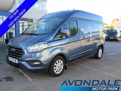 Blue Used 2023 Ford Transit Custom Limited Van | £20,990 (Good price)