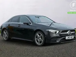 Black Used 2019 Mercedes A200 AMG Line Premium Sedan | £16,599 (Fair price)