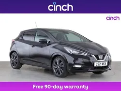 Black Used 2021 Nissan Micra Tekna Hatchback | £12,549 (Fair price)