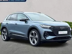 Blue Used 2024 Audi Q4 e-tron Black Edition SUV | £38,993 (Fair price)