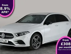 White Used 2021 Mercedes A250 AMG line Hatchback | £20,364 (Fair price)