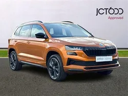 Orange Used 2022 Skoda Karoq SportLine SUV | £22,500 (Fair price)