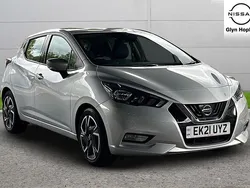 Silver Used 2021 Nissan Micra Acenta Hatchback | £11,123 (Fair price)