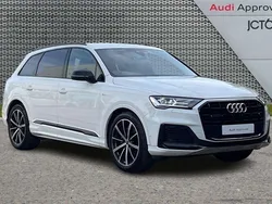 White Used 2022 Audi Q7 Black Edition SUV | £44,179 (Good price)