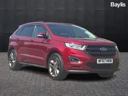 Red Used 2017 Ford Edge Sport SUV | £17,396 (Fair price)