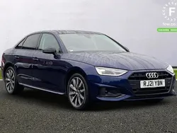 Blue Used 2021 Audi A4 Design Sedan | £19,499 (Good price)