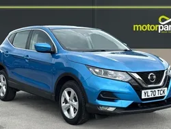 Blue metallic Used 2021 Nissan Qashqai Acenta Premium SUV | £14,800 (Super price)